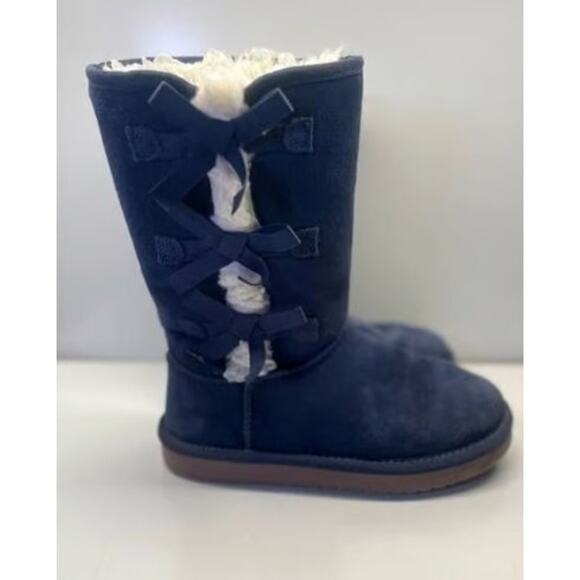 *Koolaburra By Ugg Victoria Boot - US Shoe Size 5 Blue - Picture 2 of 3